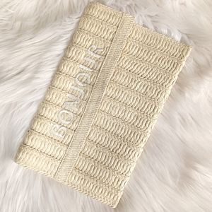 Nordstrom Bonjour Summer Skinny Straw Clutch NEW